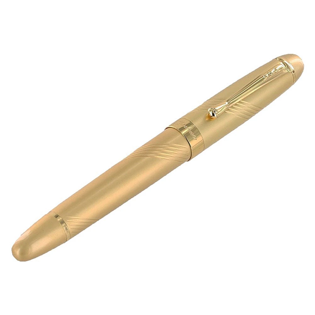 

Jinhao Luxury M Nib 18KGP Fountain Pen (Curve Gold)