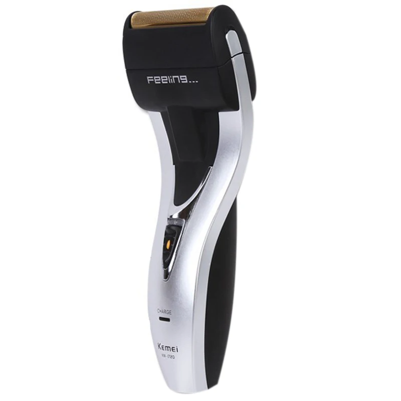 

Kemei Electric Shaver Reciprocating Electric Shaver Double Edge for Men Razor Groomer Wet and Dry Use KM-1720