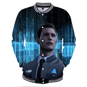 

Aikooki Hot Sale Detroit Become Human Baseball 3D Jacket Men/Women Fall Fashion 3D Detroit Become Human Baseball Men's Jacket