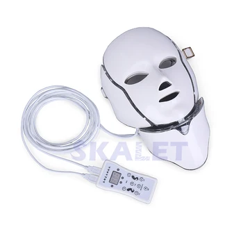 

7 Colors Light LED Facial Mask Face Care Treatment Anti Acne Therapy Whitening Instrument Face Neck Skin Tightening