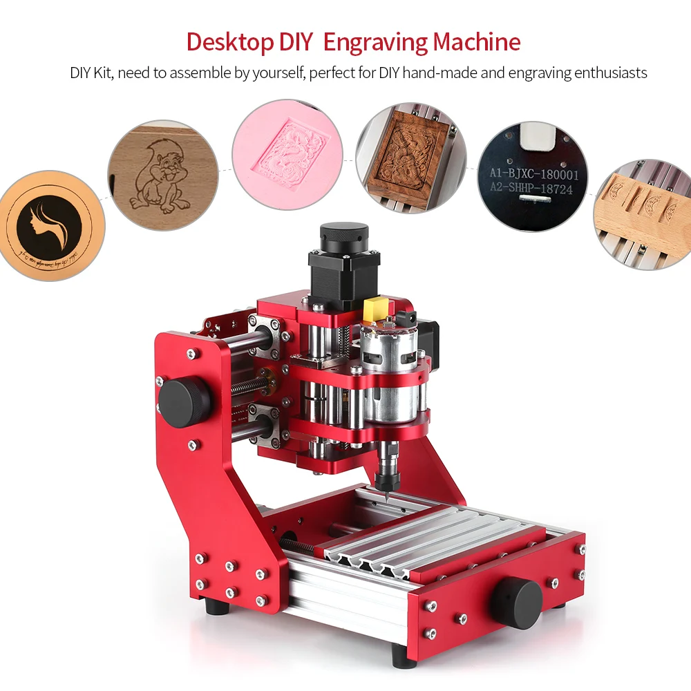 

Mini CNC Router 1310 CNC Metal Engraving Milling Machine Kit PCB Wood Milling Laser Machine Engraver with ER11 Collet