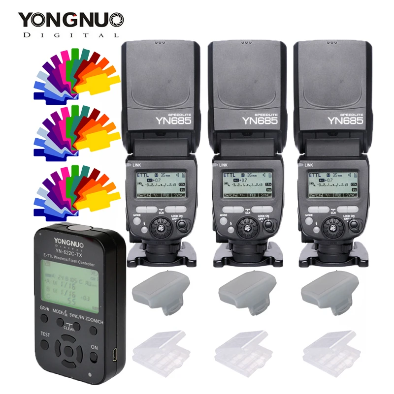 YONGNUO-i-TTL-Speedlite-YN685-YN685N-YN-568EX-Upgraded-Version-Flash-for-Canon-DSLR-YN622C-TX