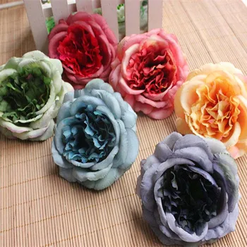 

Artificial Silk Hibiscus,Fake Peony,Roses Heads,DIY Bouquet Home Decoration,Wreath,Garland,Wrist Corsage，NYAC 12PCS,11CM Head