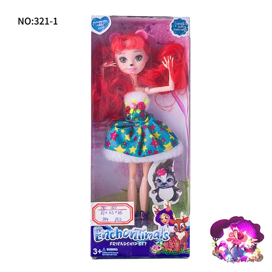 1 шт. шарниры Enchantimals кукла игрушка для девочек Ограниченная Коллекция аниме модель пупи кукла для девочек Подарки 27 см - Цвет: 321-Koala