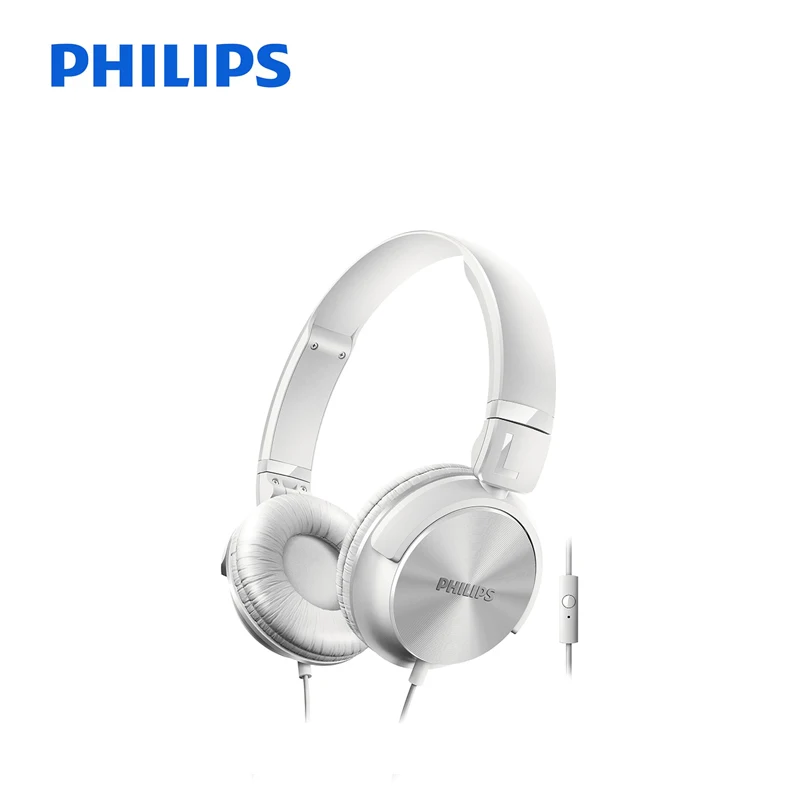 Philips SHL3065 наушники с шумоподавлением провод управление микрофон оголовье дизайн для Galaxy 8/8+ официальная сертификация - Цвет: White