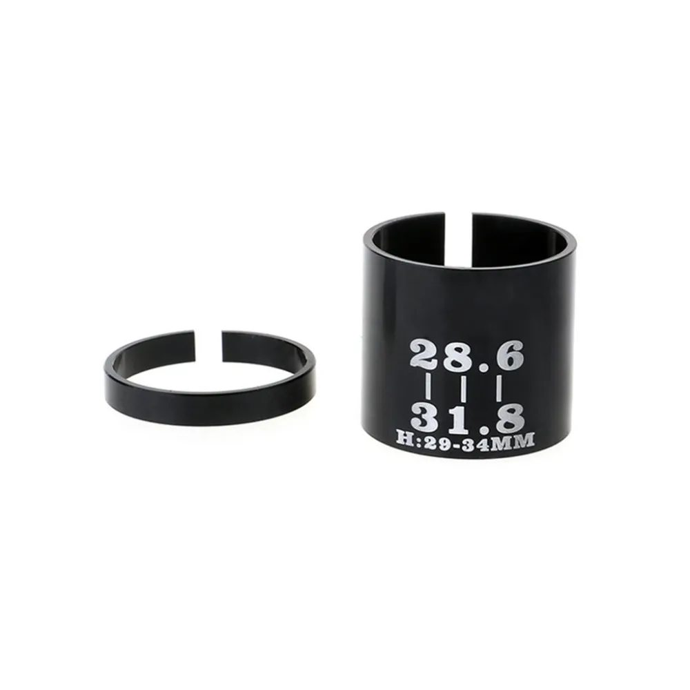 

Bicycle Stem Conversion Sleeve Adapter 31.8mm to 28.6mm Reducer Front Fork MTB Fixed Gear Mountain Bike Shim Variable Ring