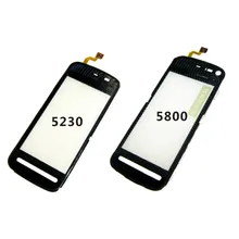 Untuk Nokia 5230 5800 Sentuh Layar Kaca Lensa Digitizer Depan Kaca Telepon Layar Sentuh Panelsensor(China)