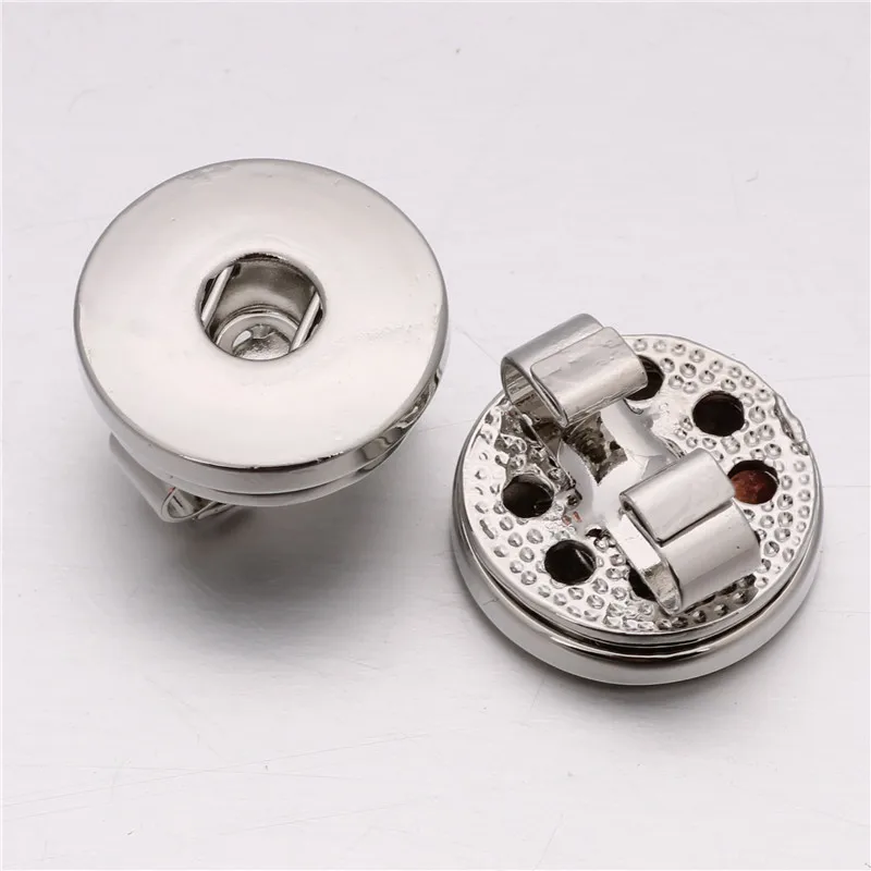 

10pcs/lot Hot Wholesale 18MM Snap Buttons Fittings For DIY Snap Bracelets&Bangles OEM Xinnver Jewelry Accessory ZM006