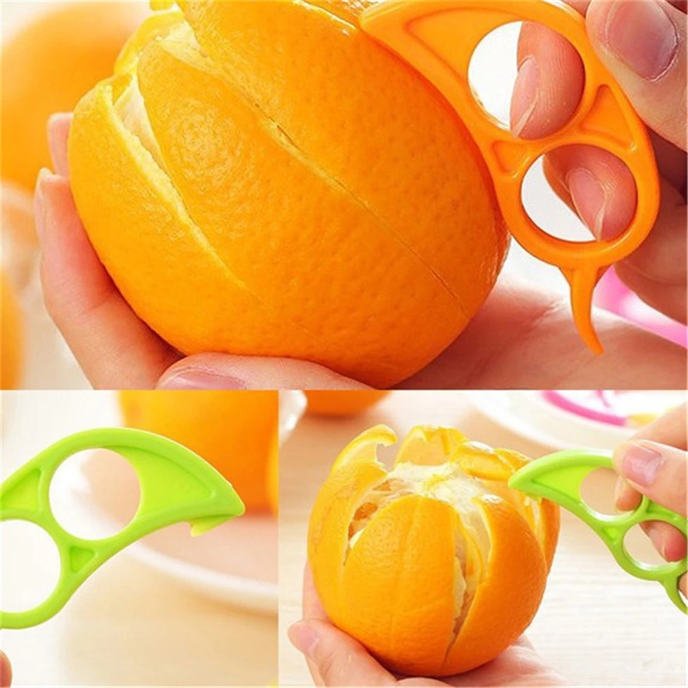 Мышь Форма лимоны оранжевый цитрусовый нож для пилинга для удаления ломтерезки резак быстро зачистки кухонный инструмент