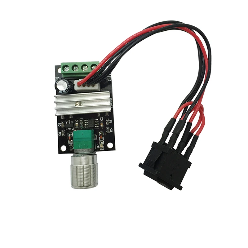 DC 6V 12V 24V 28VDC 3A 80W ШИМ регулятор скорости двигателя регулируемое управление
