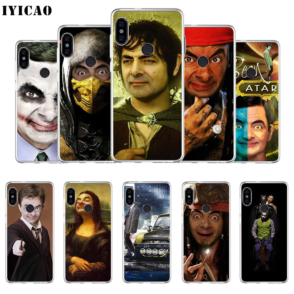 IYICAO Забавный Мягкий силиконовый чехол для телефона Mr Bean Xiaomi Redmi 4A 5A 6A Note 7 6 5 Pro Plus 4X