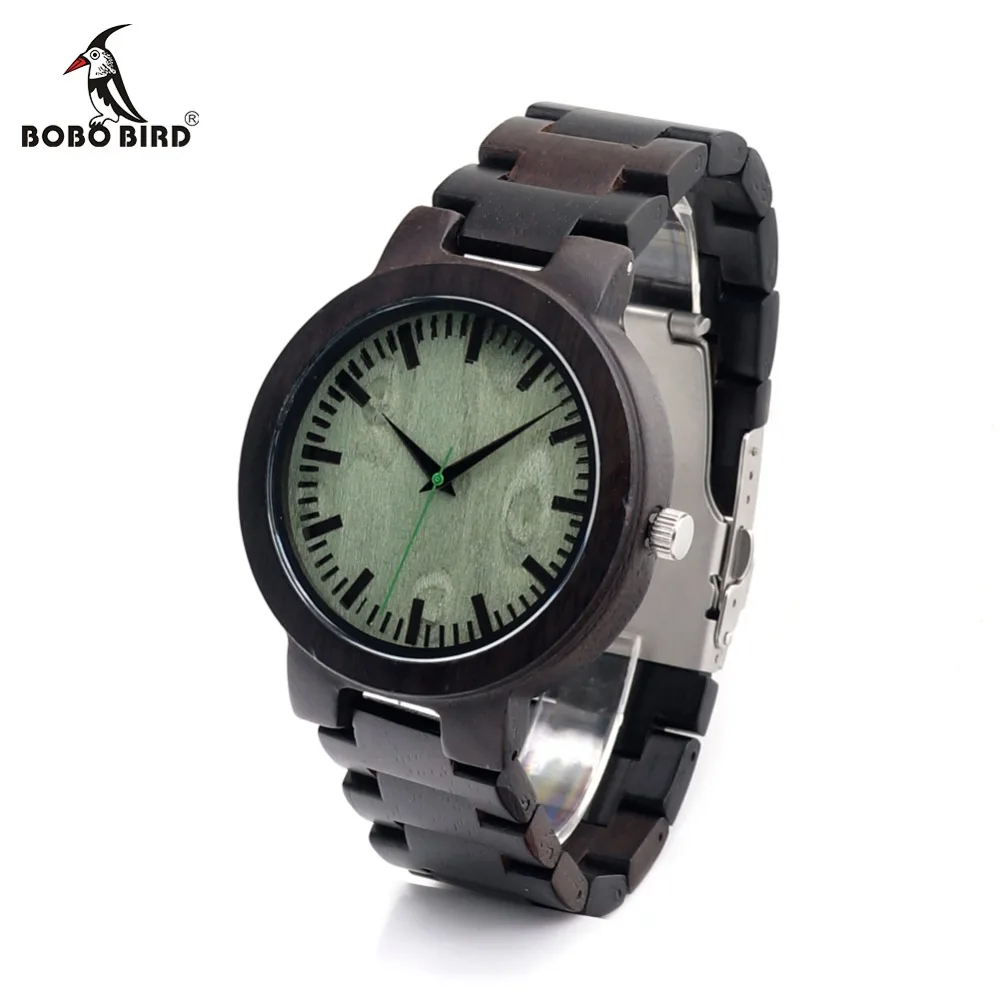 BOBO BIRD Cd29 Wood Wristwatch Fashion Classic Style Erkek Watch Casual Quartz Watch for Men as