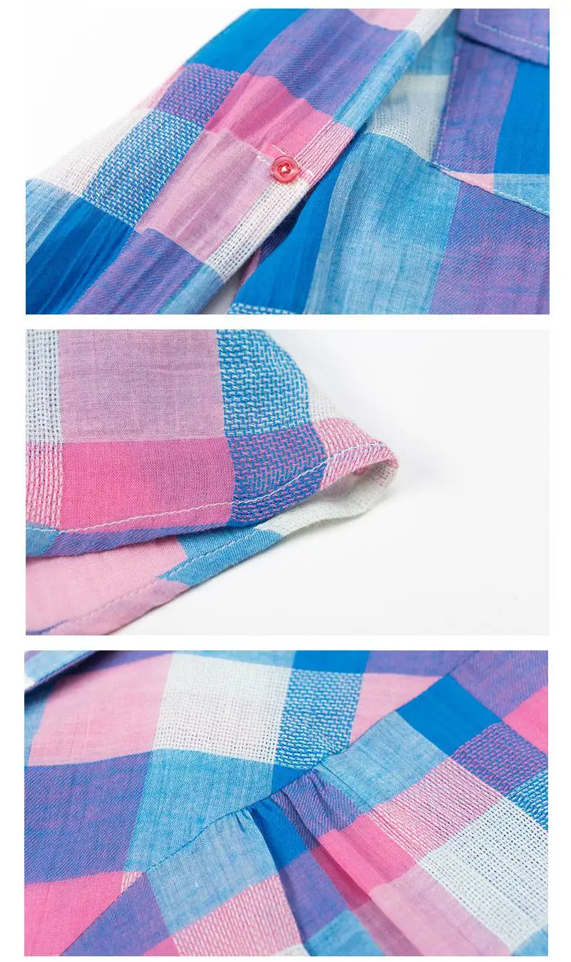 girls plaid shirts G5004-16
