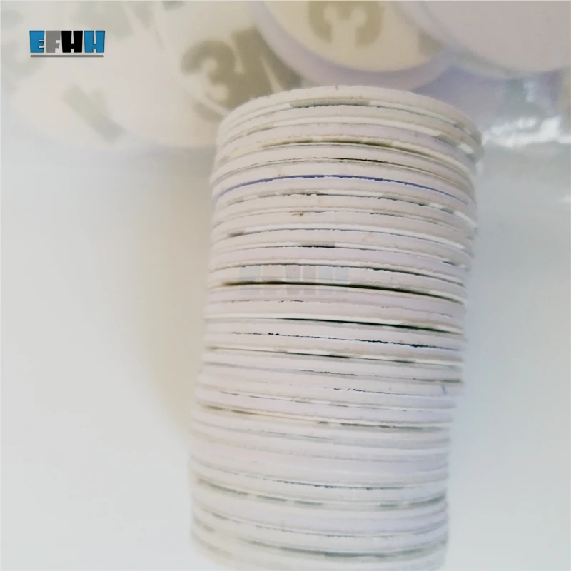 125 кГц T5577/T5557/T5567/T5200 перезаписываемые RFID Монета с 3 м липкой Стикеры в Карточки