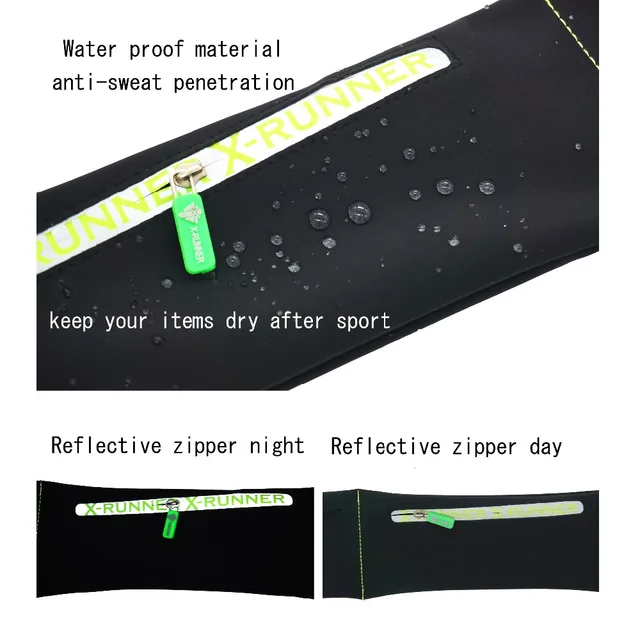 SzBlaZe Brand New Water Proof Storage Jogging Waist Pocket For 6 Inch Phone Waist Band Sport Bag for Running Cycling Fitness