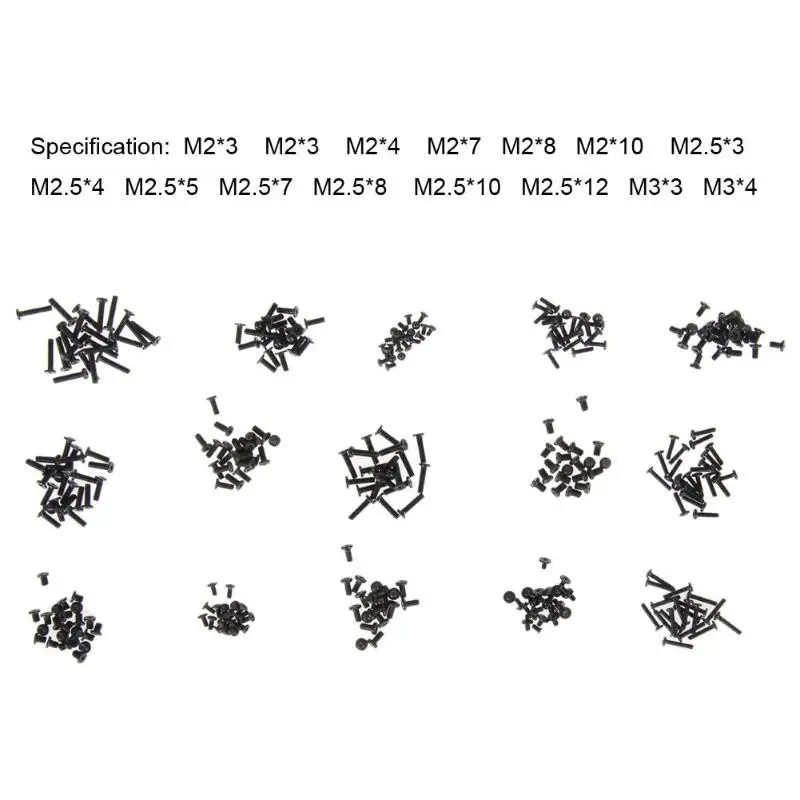 300pcs/set Laptop Screws Repair Set Computer DIY Assemble Repair Screw for IBM HP TOSHIBA SONY DELL SAMSUNG High Quality