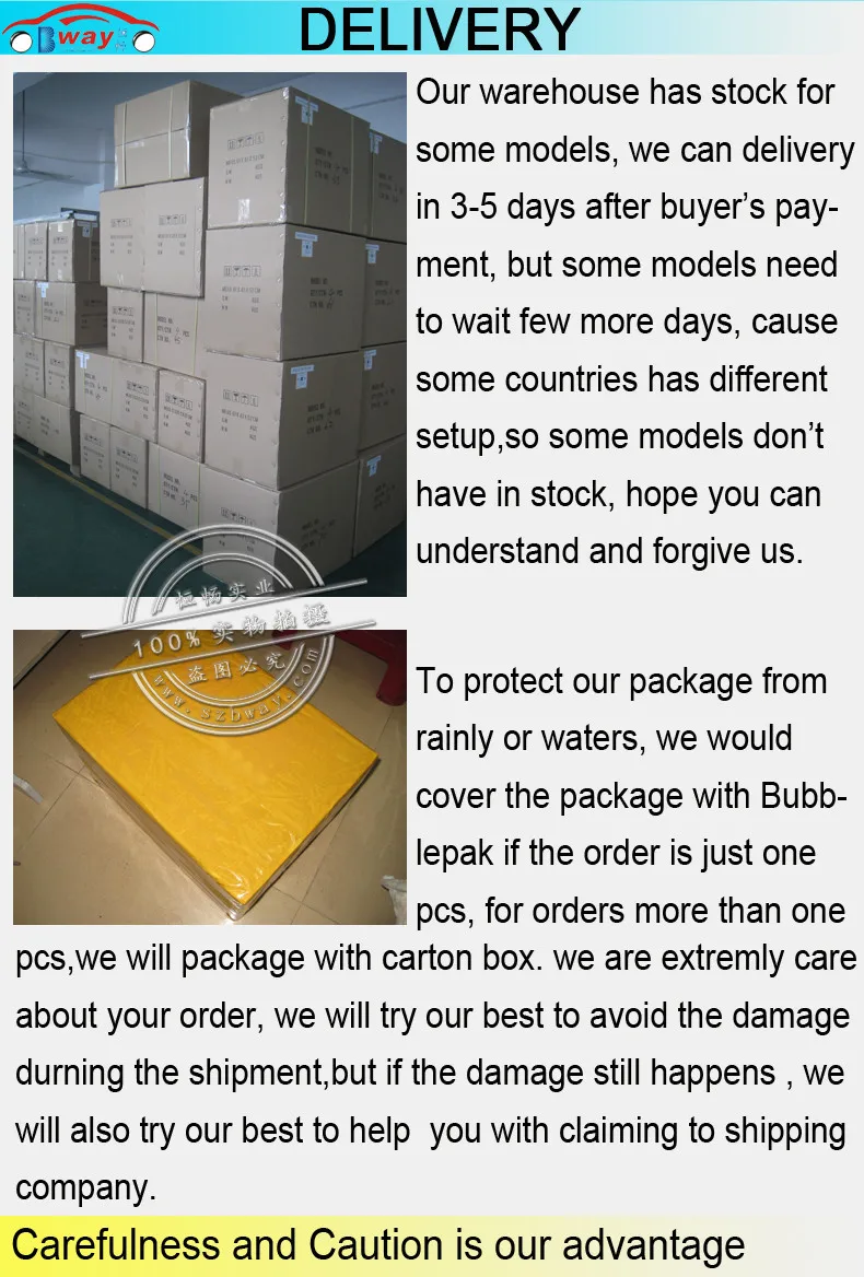 Delivery with logo