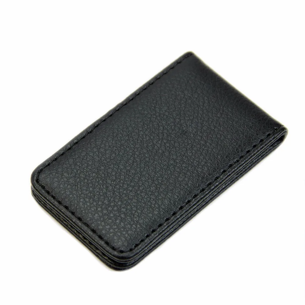 

THINKTHENDO New Leather Magnetic Slim Pocket Money Clip Holder Hot Sale