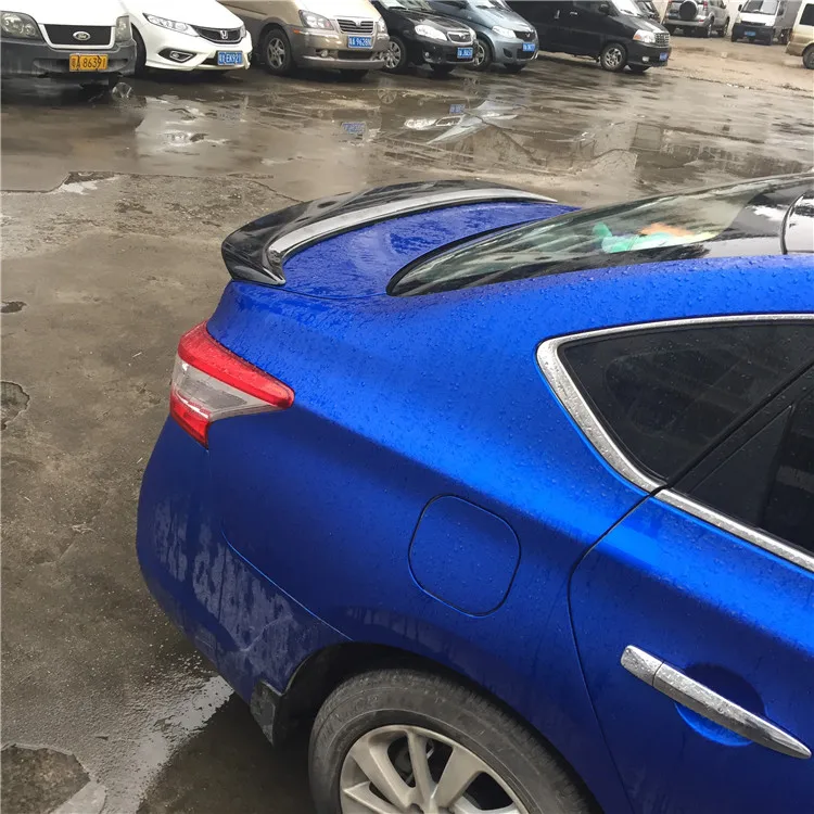 Для Nissan Sentra спойлер увеличенный ABS Материал заднее крыло праймер цвет задний спойлер для Nissan Sentra спойлер 2012