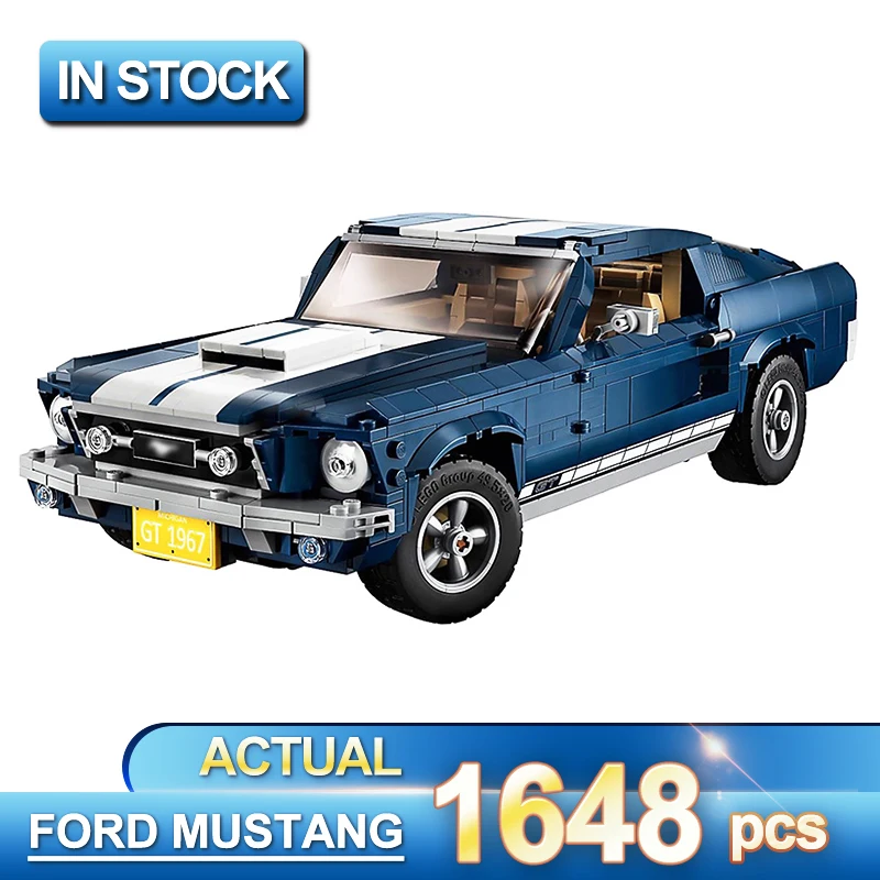 

Forded Mustanged Legoing Creator Expert Technic Compatible 10265 Set Building Blocks Bricks Assembled DIY Toys Birthday Gifts