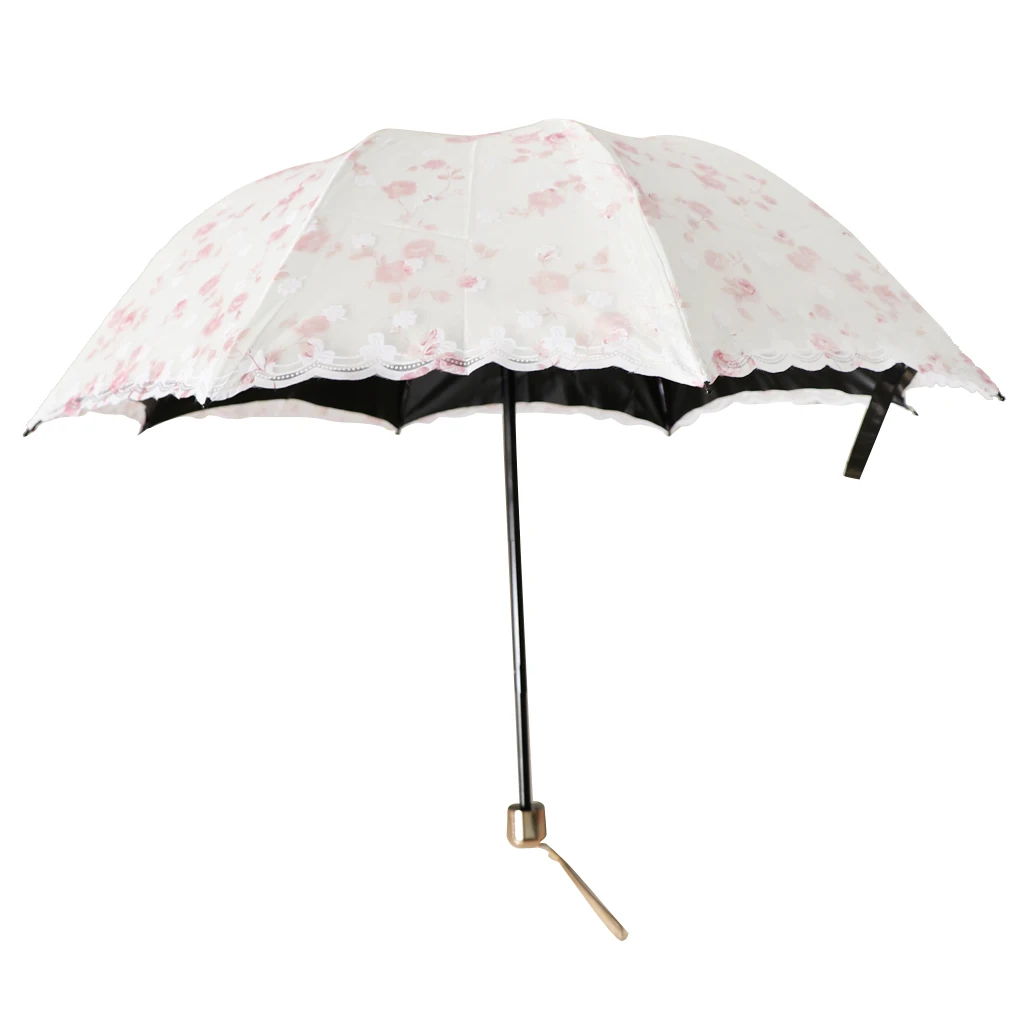 Sun Protection Folding Umbrella Compact Lightweight Windproof Umbrella