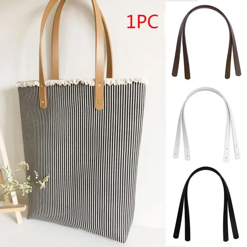 1 Pc Detachable PU Leather Bag Belt Handle Lady Shoulder Bag DIY