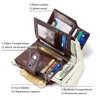 KAVIS Smart Wallet rfid Genuine Leather with alarm GPS Map, Bluetooth Alarm Men Purse High Quality Brand Design Wallets Walet ► Photo 2/6