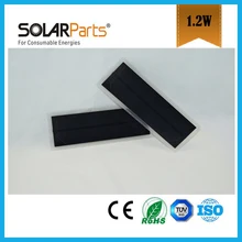 Solarparts 5pcs 1.5V/1.2W 800mA poly cell transparency frosted pet solar panel module cell outdoor mini toys light led charger .