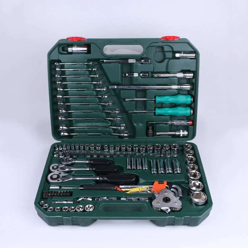 

121pcs Tool Set Hand Tools for Car Repair Ratchet Spanner Wrench Socket Set Professional Car Repair Tool Kits