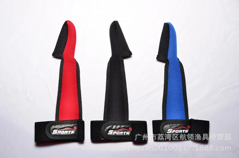 

100pcs/lot Non-Slip Fishing Glove Finger Protector Adjustable Elastic 1 Single Finger Outdoor Tackle Hot Sale Free Ship