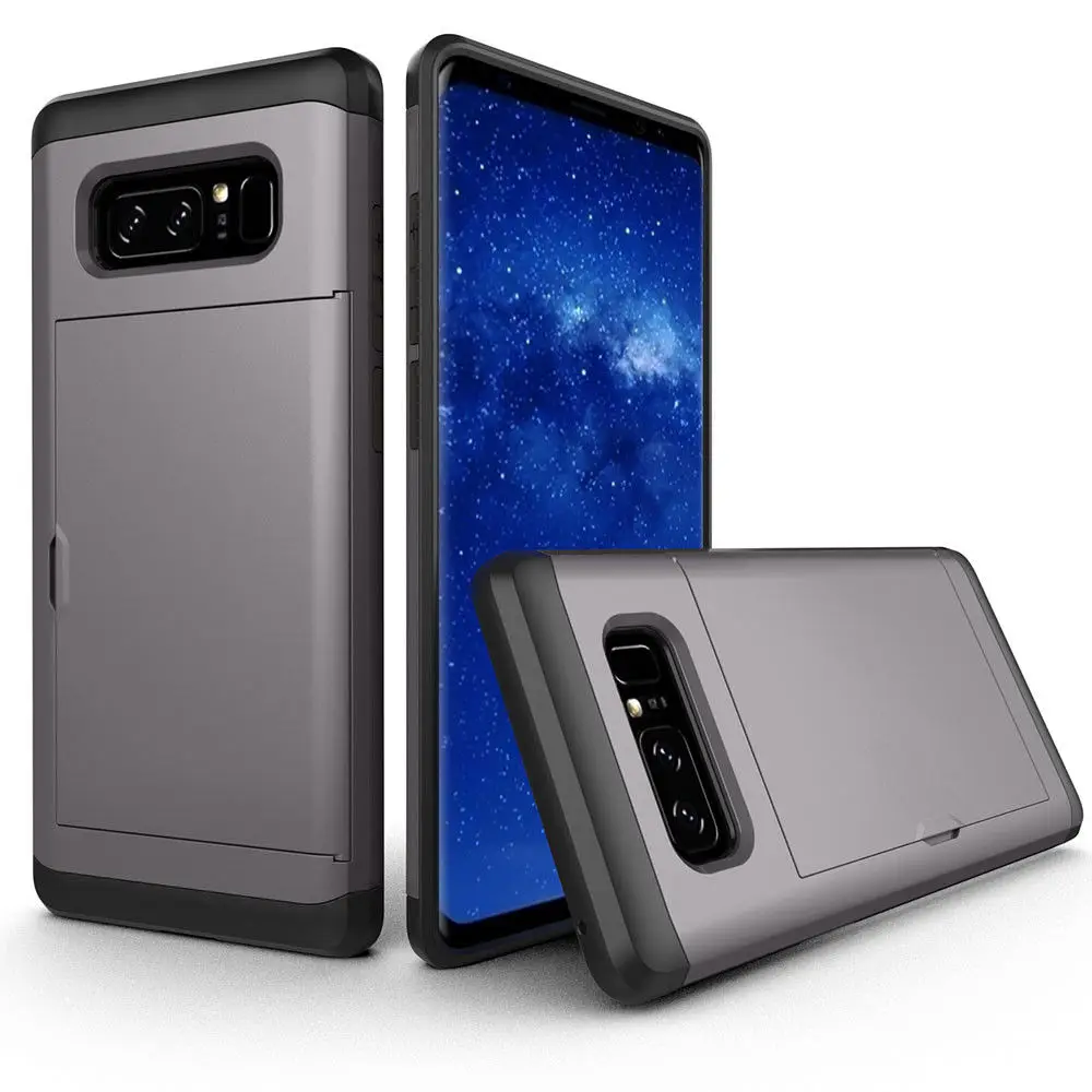 Защитный чехол для samsung Galaxy Note 9, 8, 10 Plus, S6, S7, слот для карт, чехол для samsung S9, S8 Plus, S7, S6 Edge, S10E