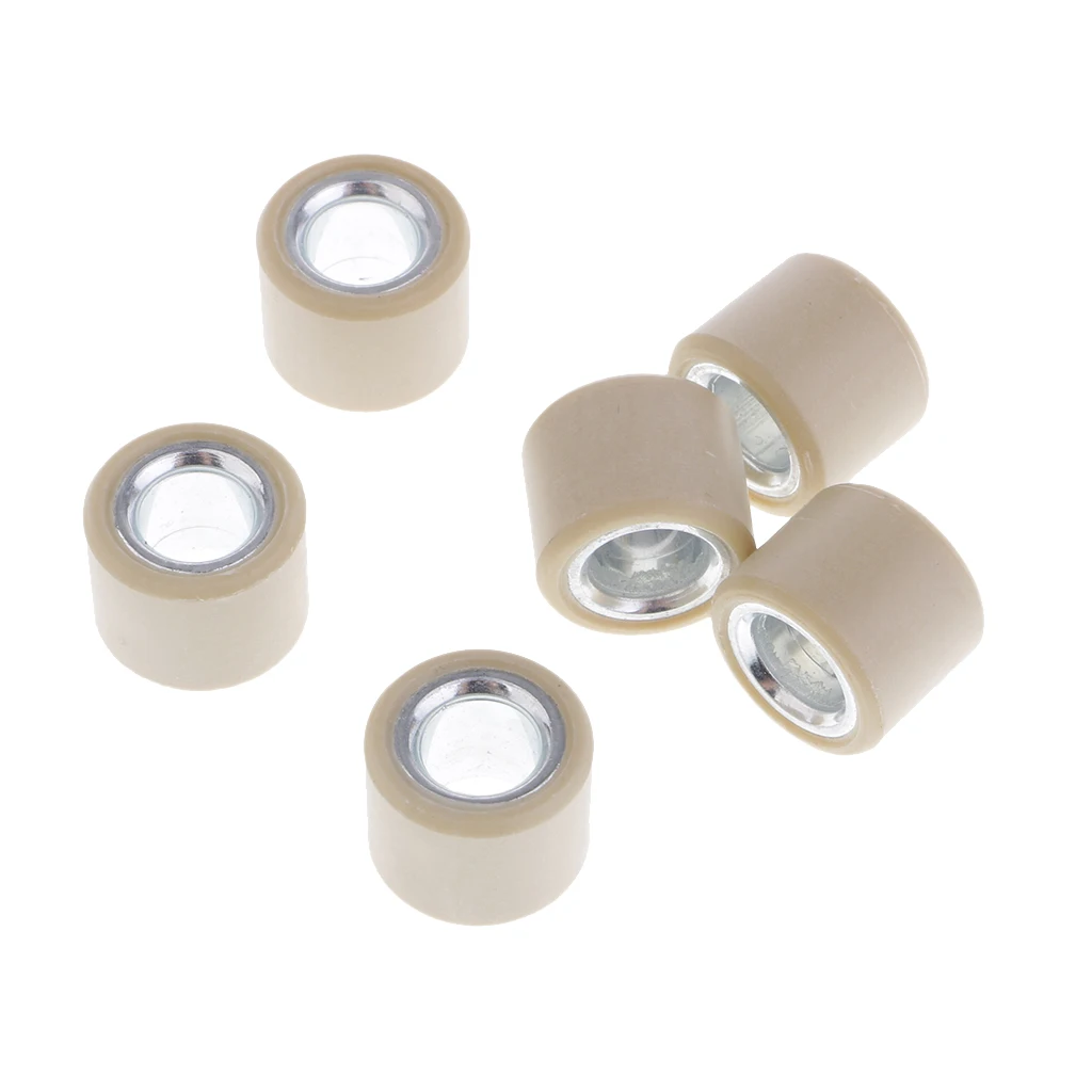 6 Pieces Variator Rollers Roller Weights 8.5g 16x13 For GY6 50CC 80CC Engine Scooter Variator Drive Wheel Assembly