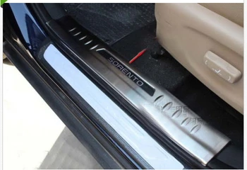 

Stainless steel inside door sill scuff plate for NEW KIA SORENTO 2013 2014