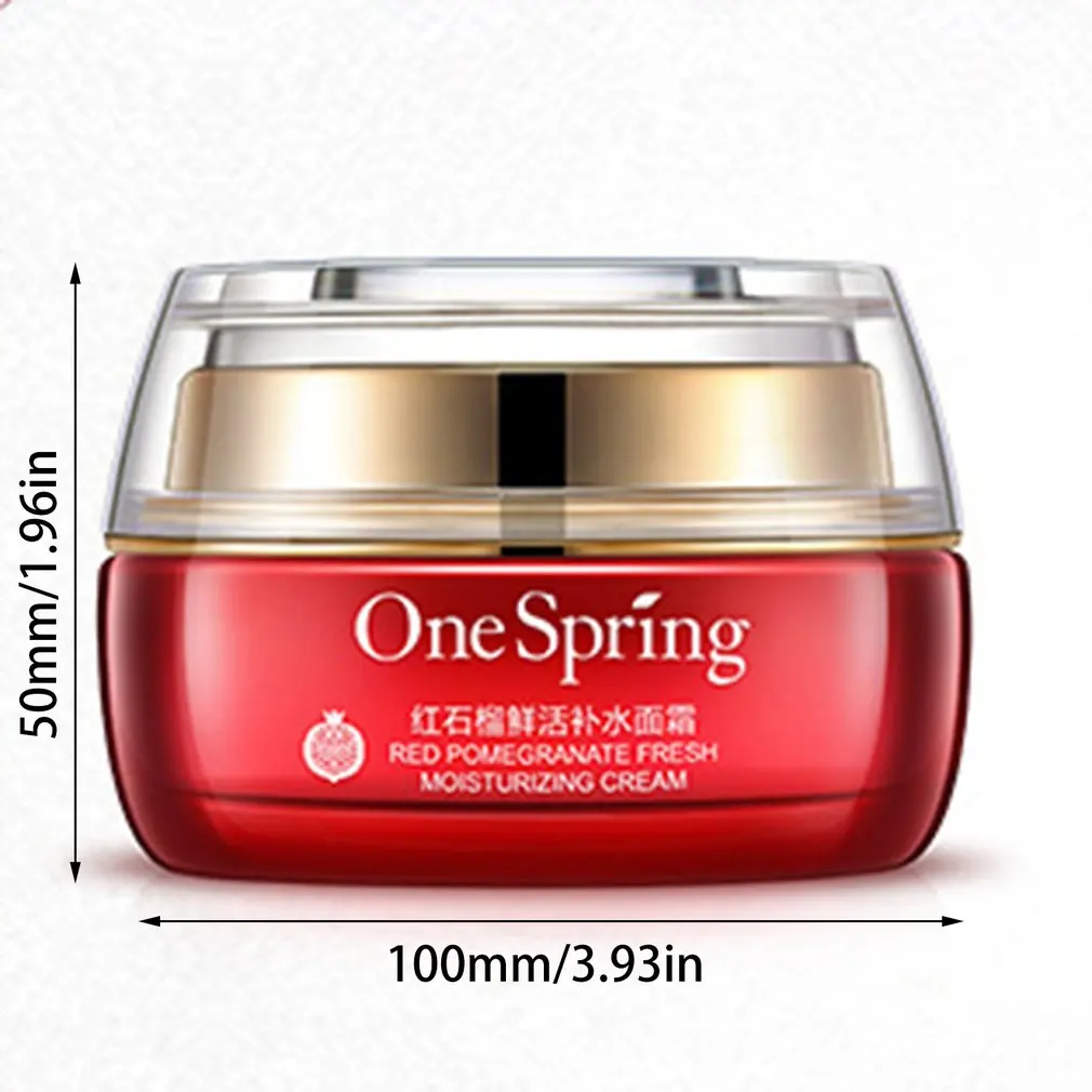 

Red Pomegranate Fresh Moisturizing Cream Nourishing Soft Facial Treatment Skin Care Face Cream Women's Cosmetics Gift