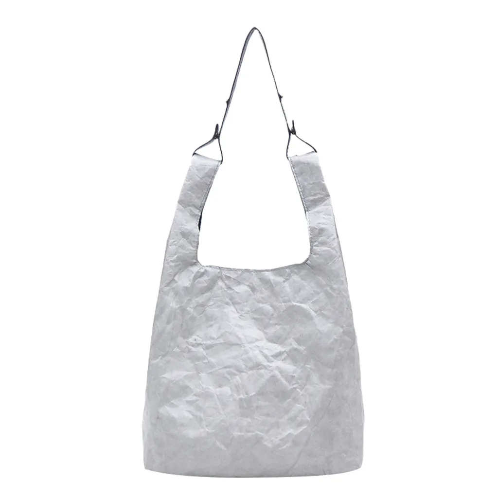 

Lightweight Totes Handbag Ladies Large Capacity Daily Fashion Shoulder Bag Classic Solid Color Waterproof Summer Carrying Bag *