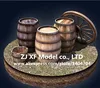 NIDALE modèle classique ancien bateau modèle cask kit en bois brandy cask seaux 2 pcs/lot livraison gratuite ► Photo 1/3