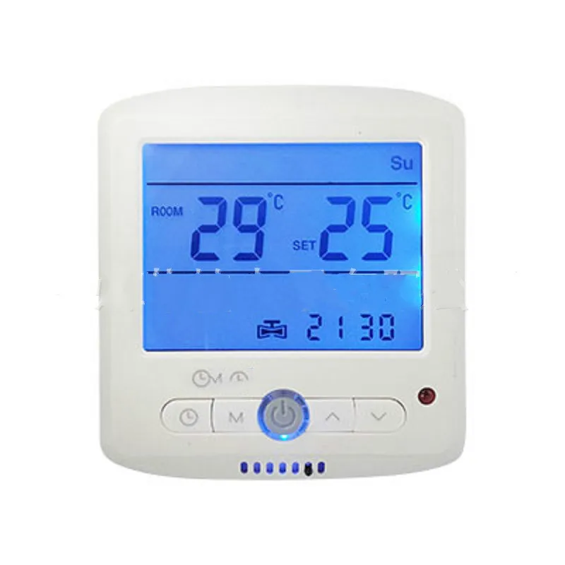 Сенсорный экран кондиционер Подпольное Отопление комната лучистого термостата теплого температурного контроллера