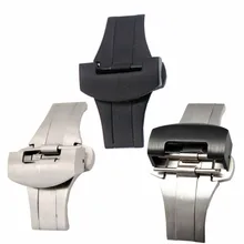 Ремешок для часов 20 мм 22 мм высококачественный матовый ремешок для часов из нержавеющей стали застежка для ремня застежки для PAM