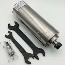 2.2KW 24000 об/мин дизельный двигатель с водяным охлаждением AC мотор шпинделя 220 V ER20 квт. шпиндель с 4 подшипниками 100 мм высокая точность для фрезерного станка с ЧПУ машина