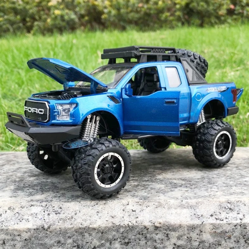 1:32 Ford Raptor F150 пикап Металлический Игрушечный литой автомобиль модель автомобиля подарок игрушки для детей