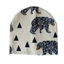 1 шт.; Осенняя вязаная шапка для малышей; шапка для мальчиков и девочек; вязаная шапочка с изображением животных для малышей; Весенняя хлопковая детская одежда с героями мультфильмов