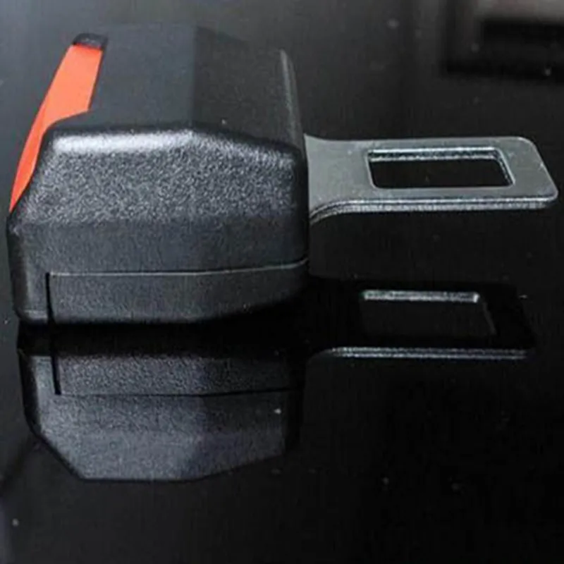 Universal Car styling Seat Belt Clip Safety Belts Buckle With Plug 2Pcs / Set 2 Colours Choosen Car Auto Supplies