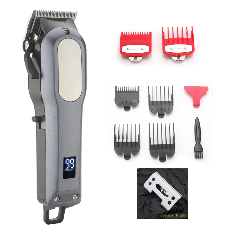 

40pcs clipper with fade blade+ceramics+red comb