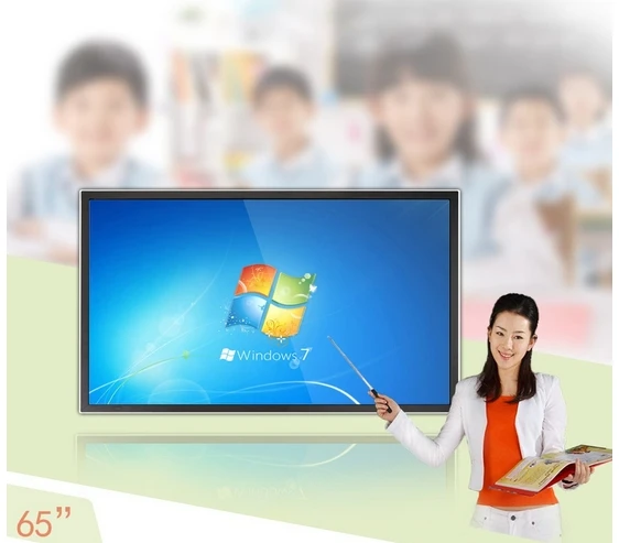  Led lcd tft hd cctv monitor 55 65 70 84 inch all in one pc tv touchscreen build in computer+TV for  - 32739379564