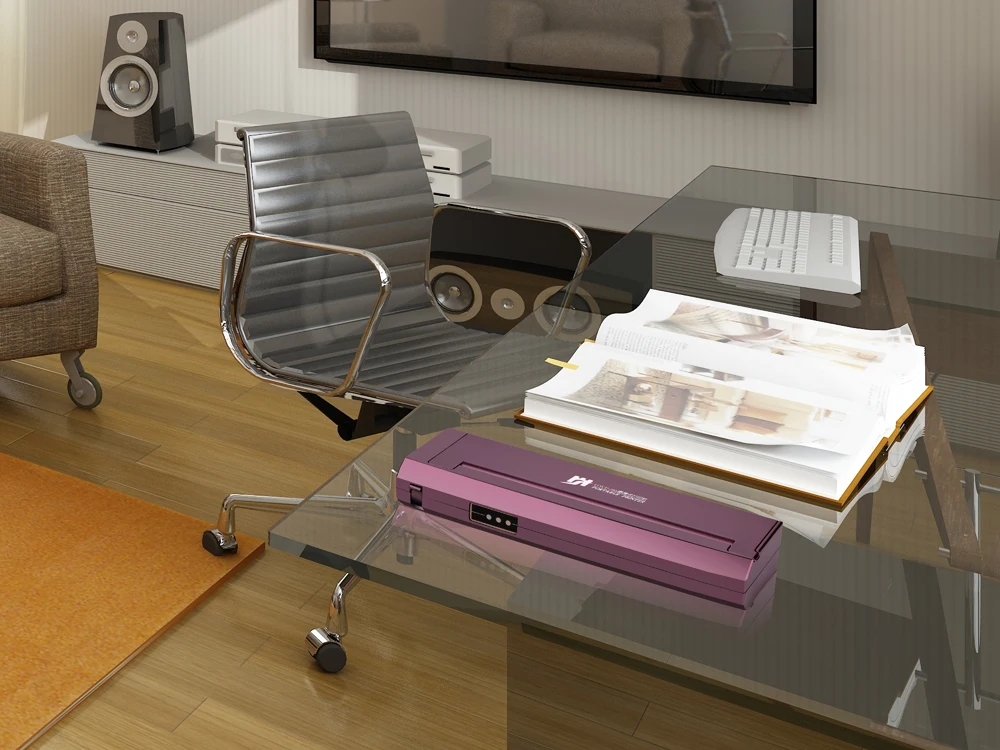 mini bluetooth printer a4