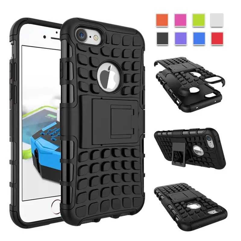 For IPhone 5 5s Case Heavy Duty Armor Shockproof Hard Soft Silicone