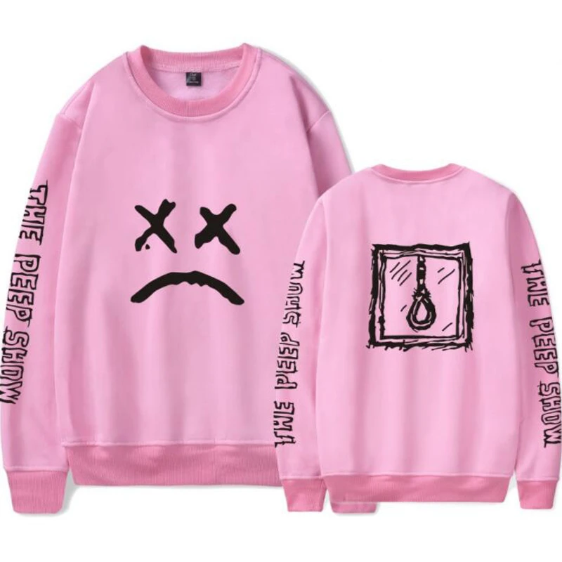 Pink graphic hoodie men's Clearance