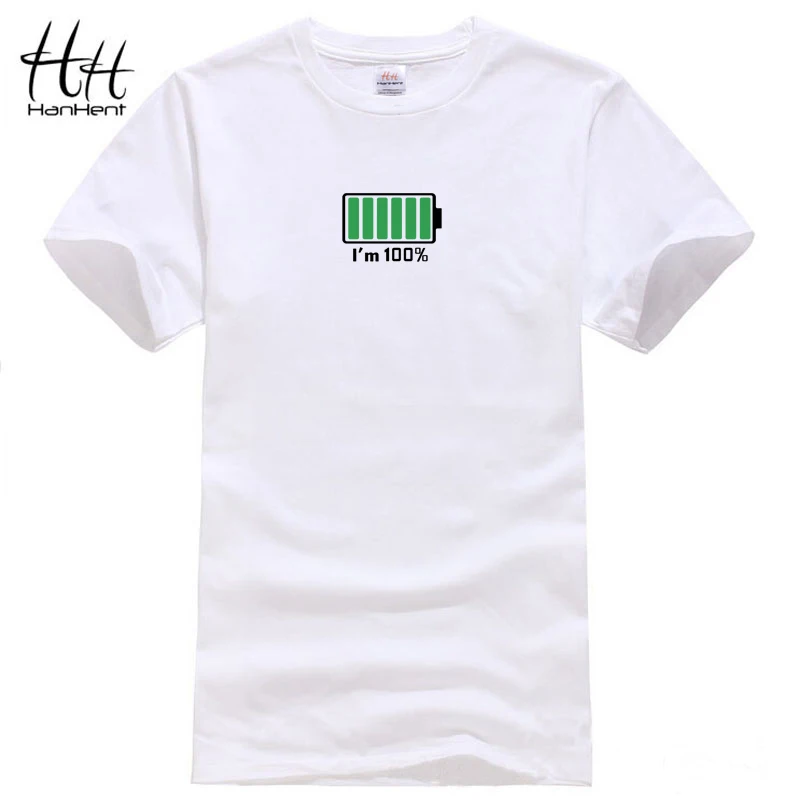 HanHent divertido diseño de la batería 2018 camiseta para parejas, regalo de San Valentín Camisetas amantes Hip Hop camiseta homme Camisetas camisa HanHent divertido diseño de la batería 2018 camiseta para parejas, regalo de San Valentín Camisetas amantes Hip Hop camiseta homme Camisetas camisa