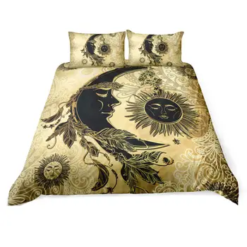 

Dream Catcher moon Bedroom bedding set duvet cover Pillowcase bed sheet Wedding decorate
