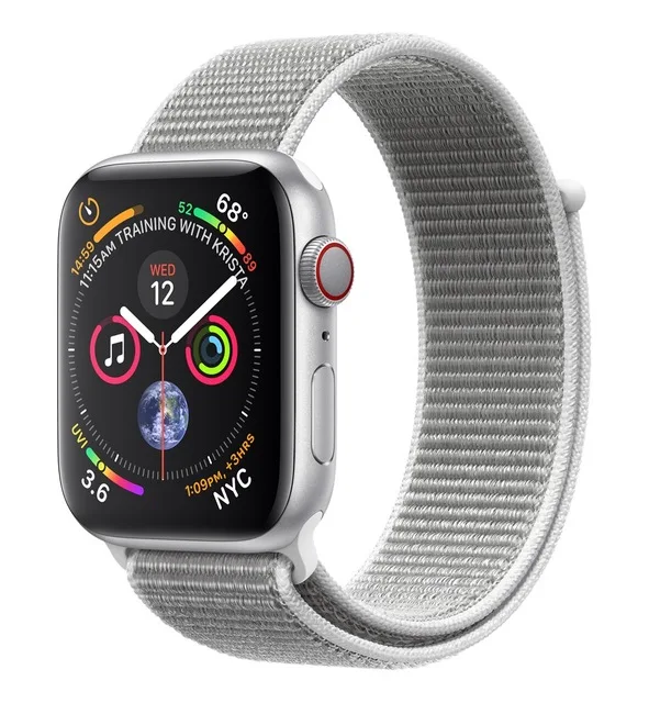 

Apple Watch Watch Series 4, OLED, Touchscreen, GPS (satellite), Mobile, 36.7 g, Silver
